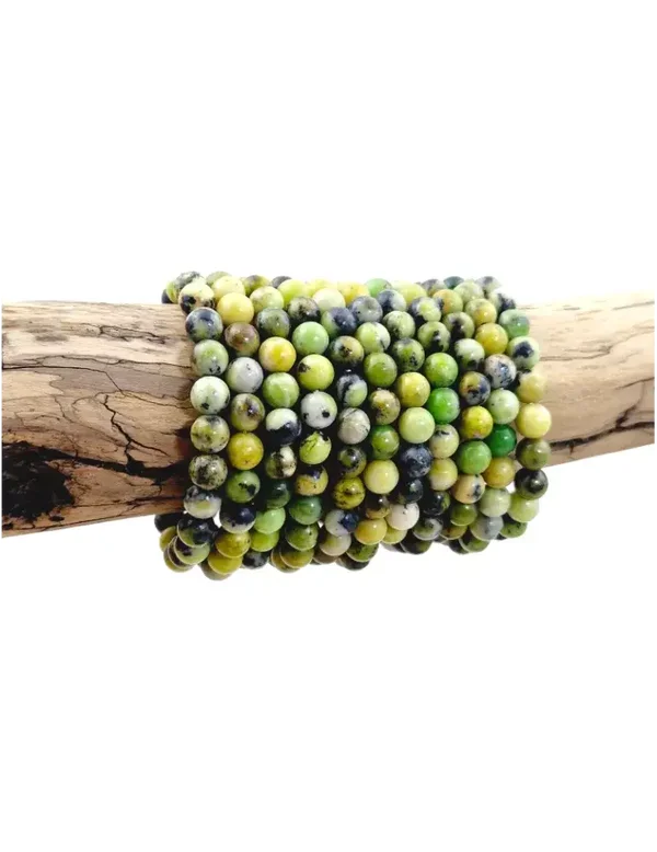 bracelet chrysoprase citron