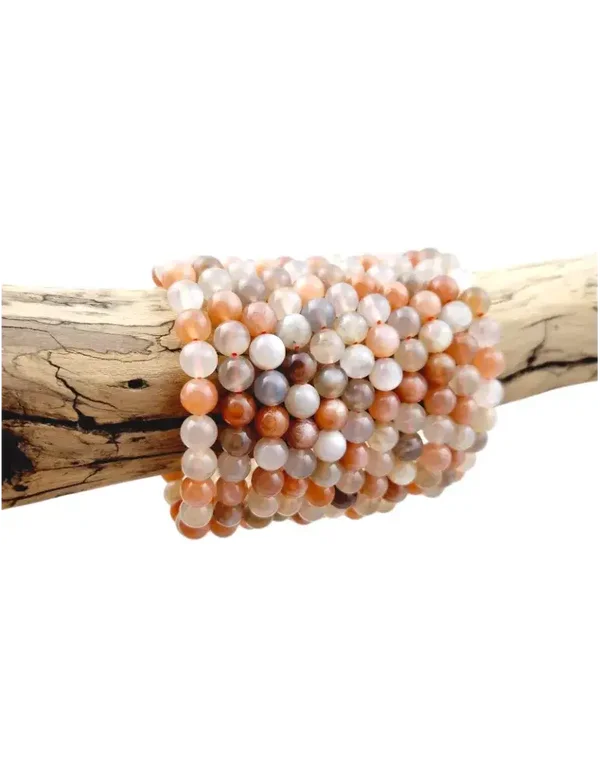 bracelet pierre de lune multi couleur