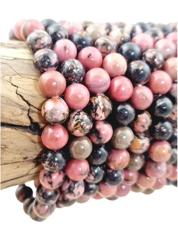 bracelet en  rhodonite