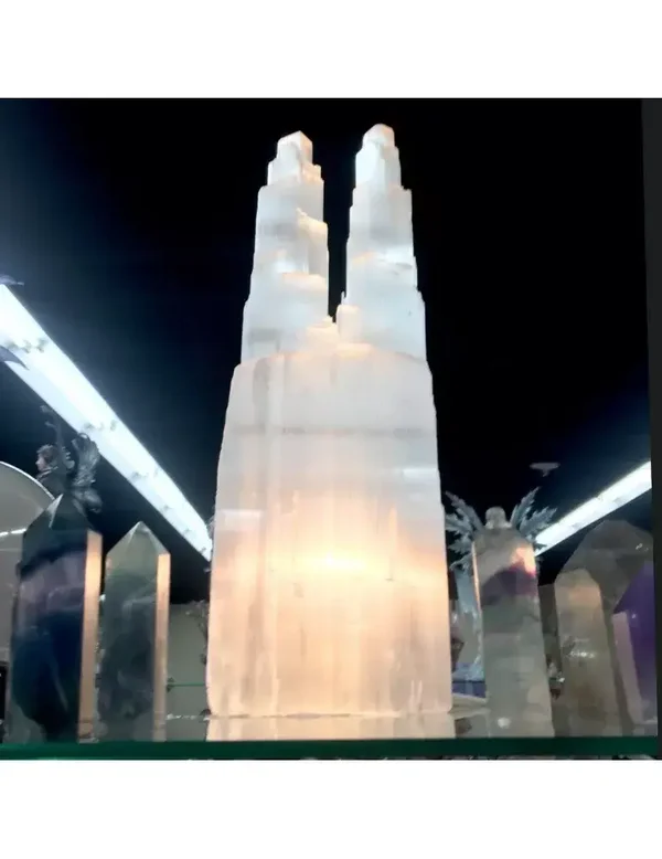 Lampe double sélénite