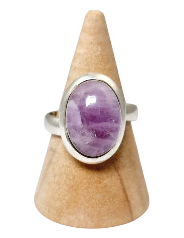 Melissa Bague argent serti clos en kunzite