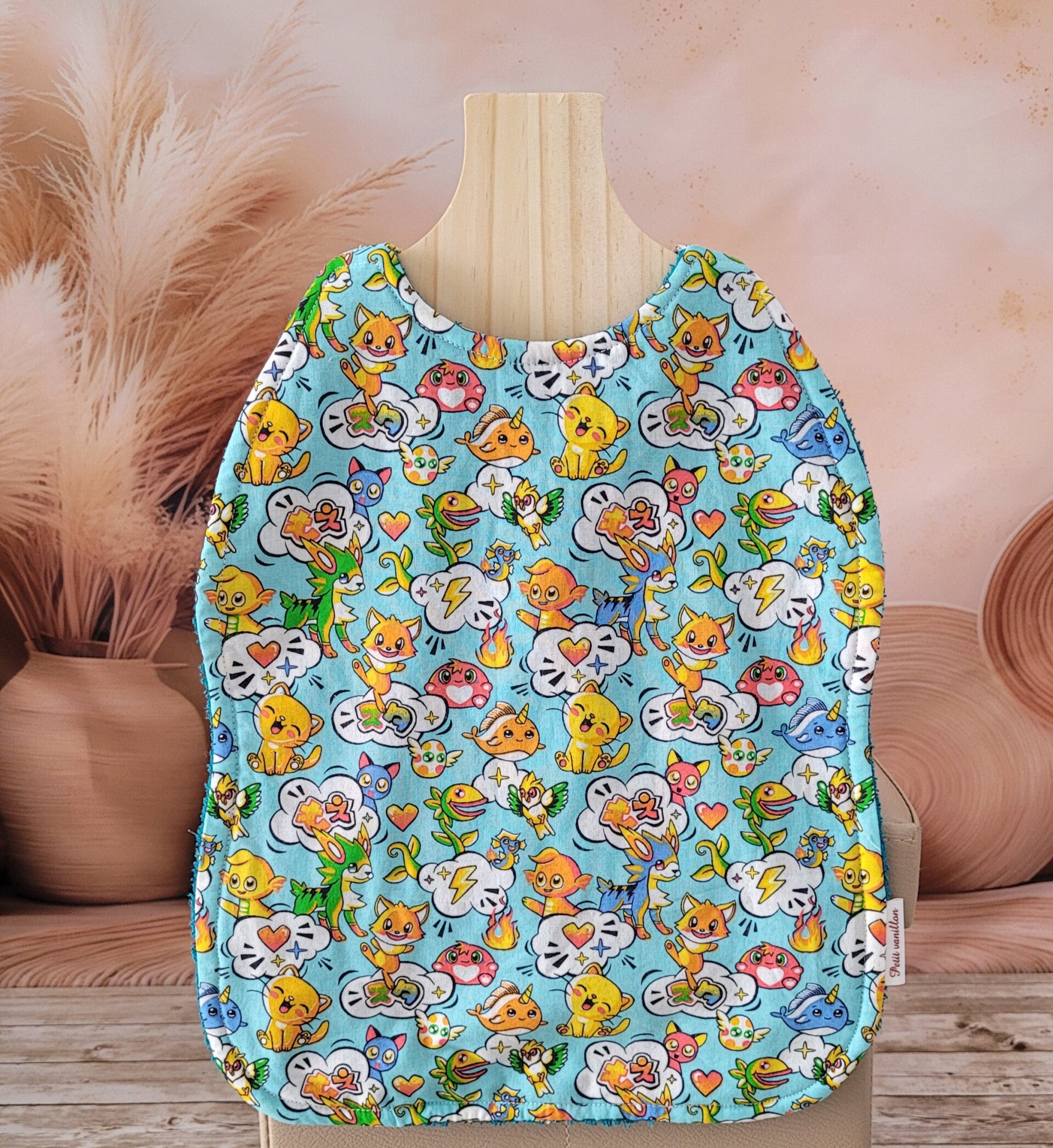 Bavoir à élastique 3 ans +
