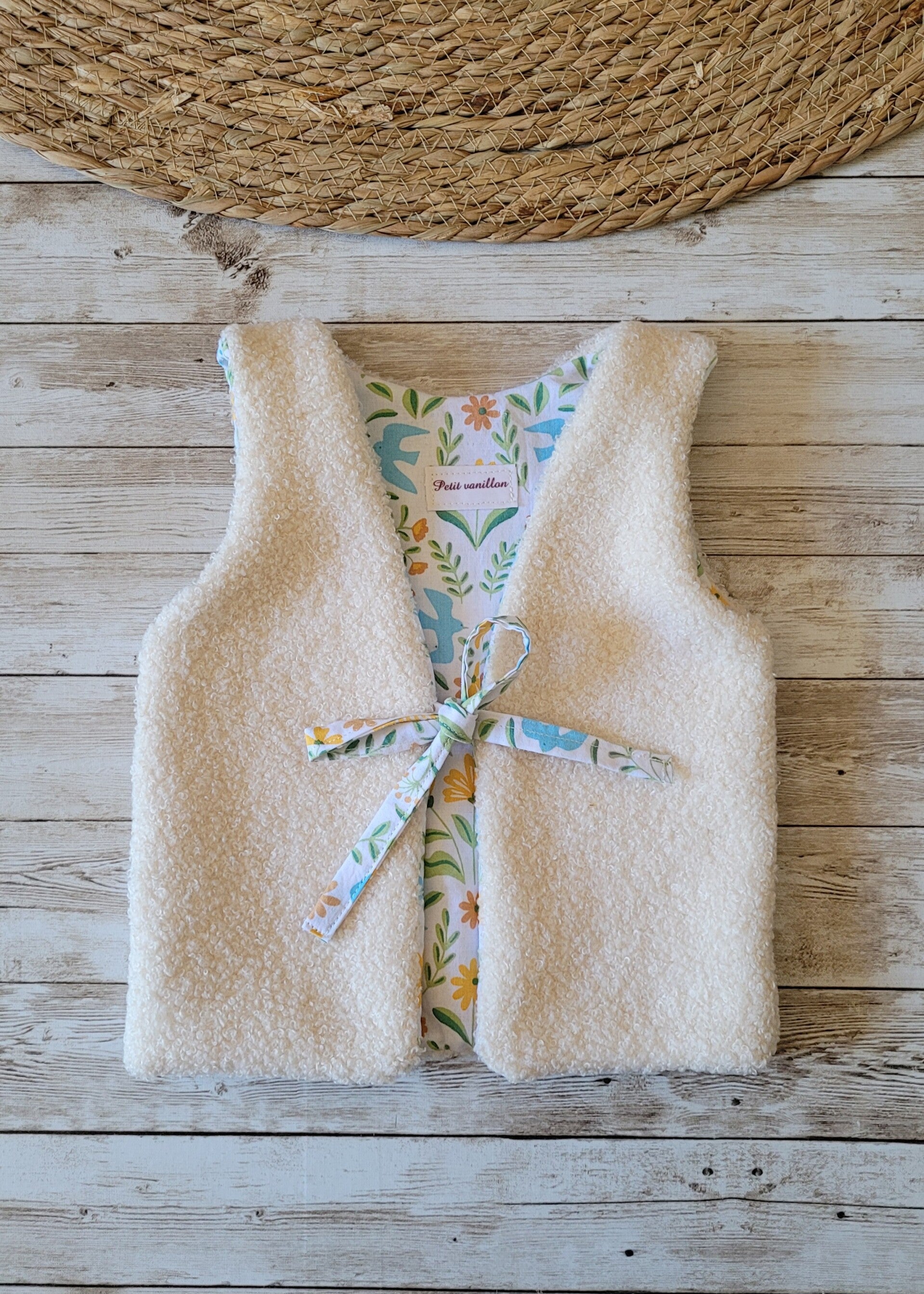 Gilet de berger sans manches 6 mois