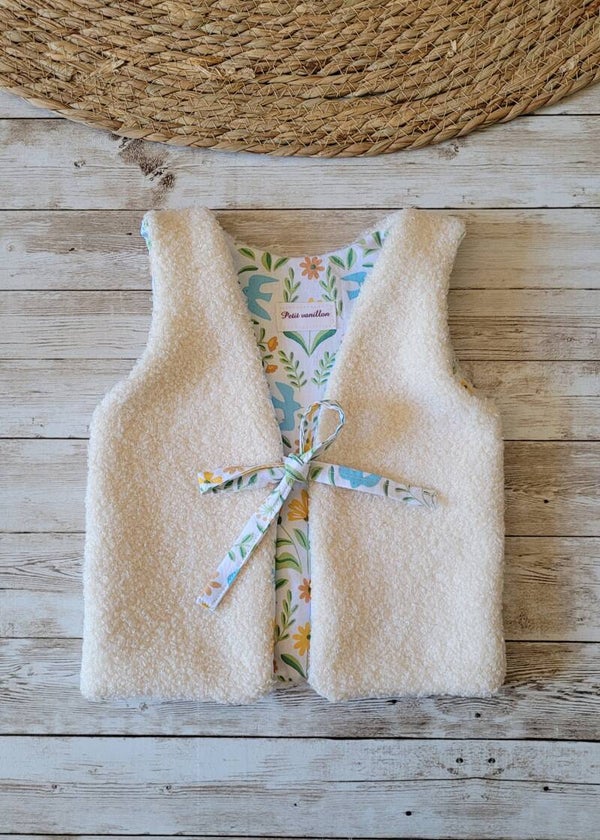 Gilet de berger sans manches 6 mois
