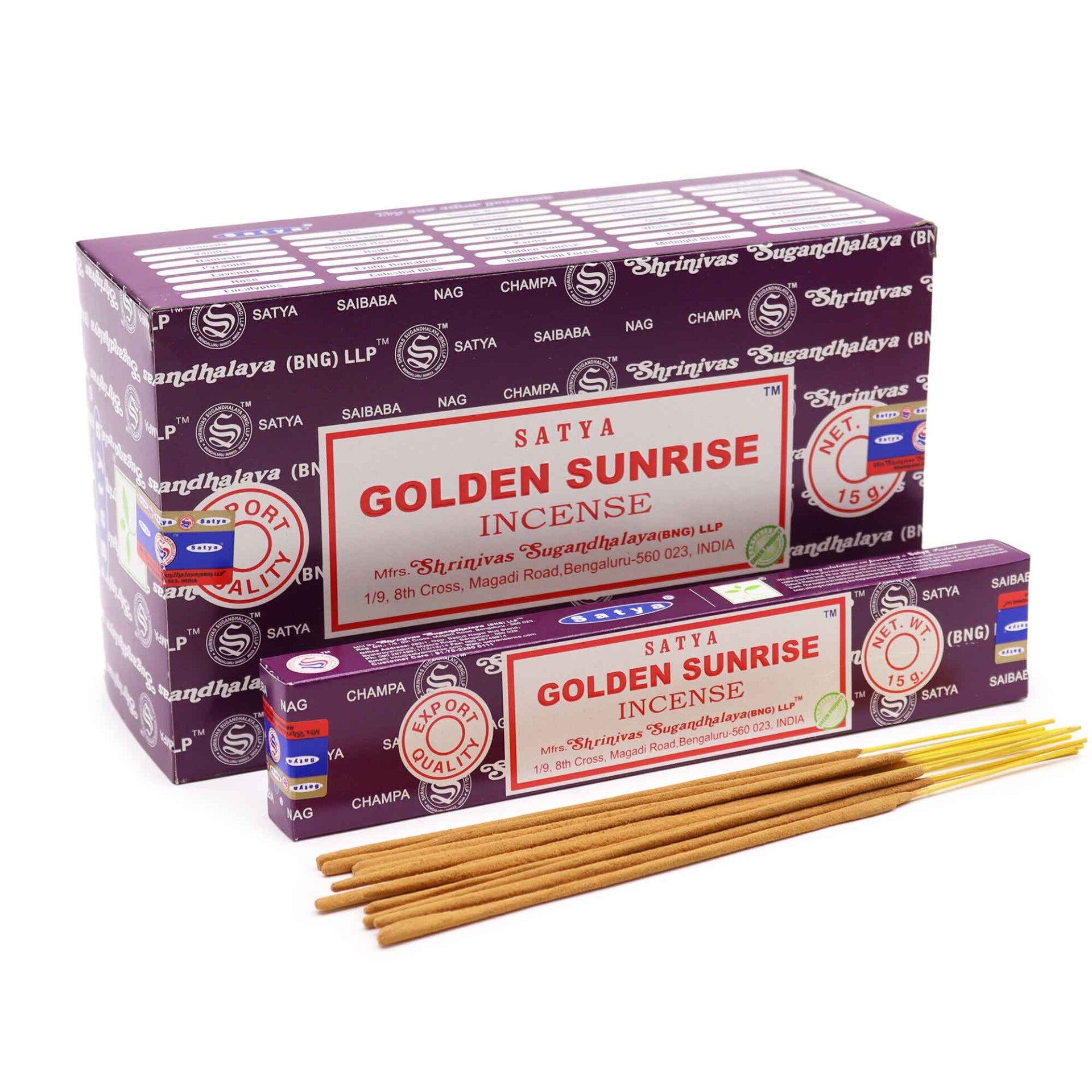 Satya Golden sunrise Incense