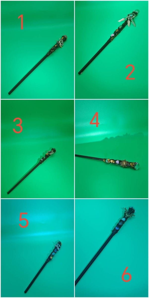 Crystal wands