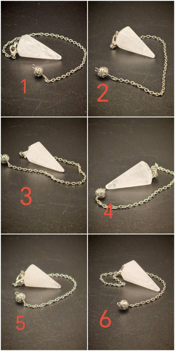 Clear Quartz Pendulum