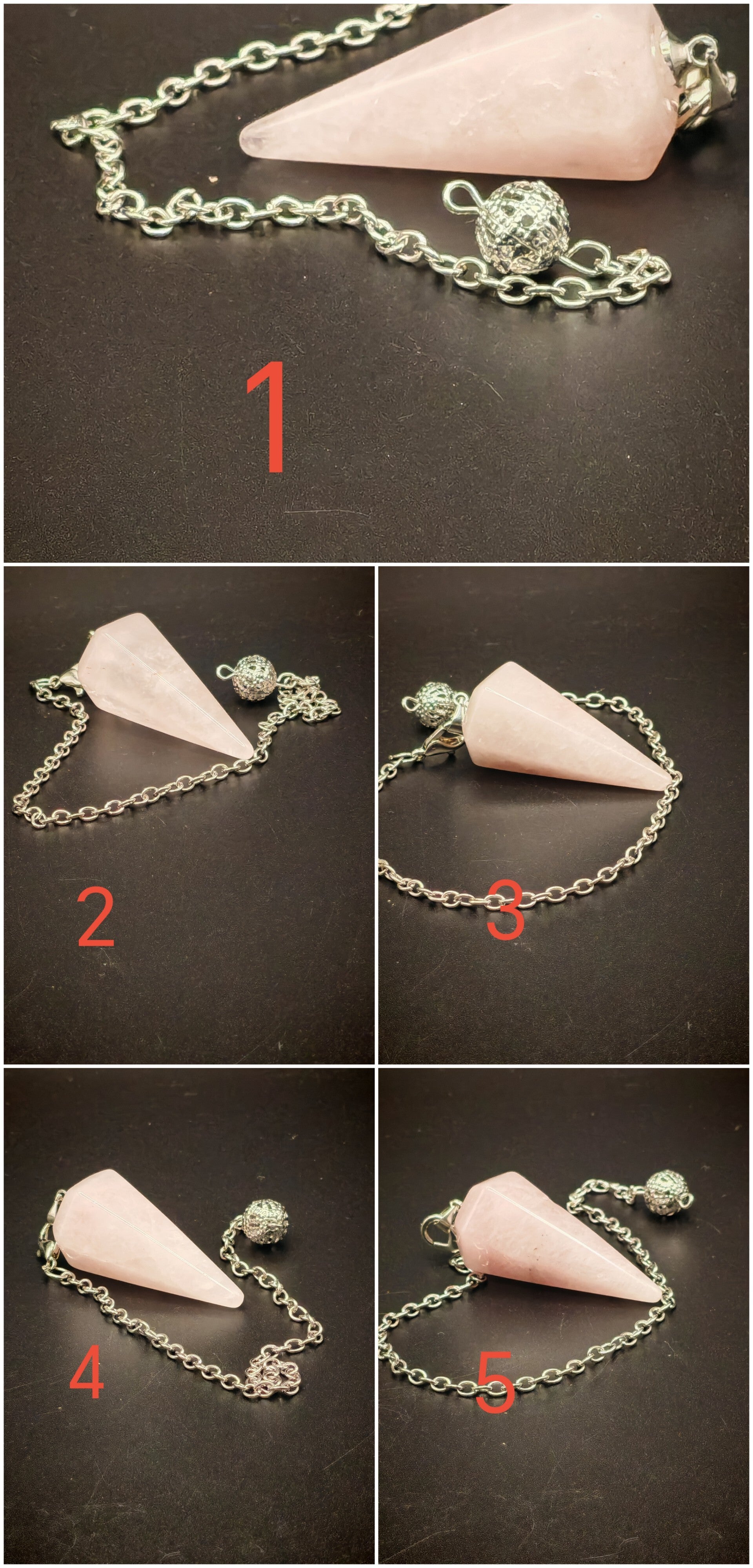 Rose Quartz Pendulum
