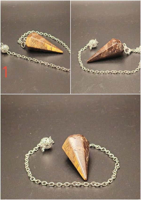 Tigers eye Pendulum