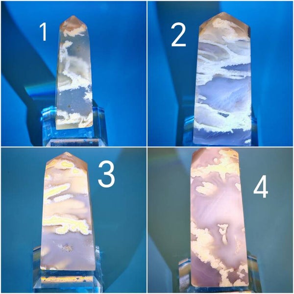 Flower agate tower