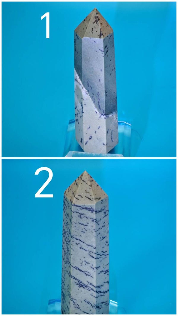 Dendritic Green Jade Tower