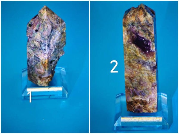 Pink Amethyst and Agate Druzy Tower