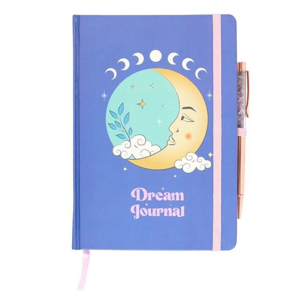 The Moon Dream Journal with Amethyst pen