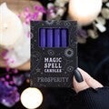 Pack of 12 Purple Prosperity Candles