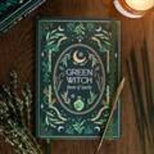 The Green Witch A5 Notebook
