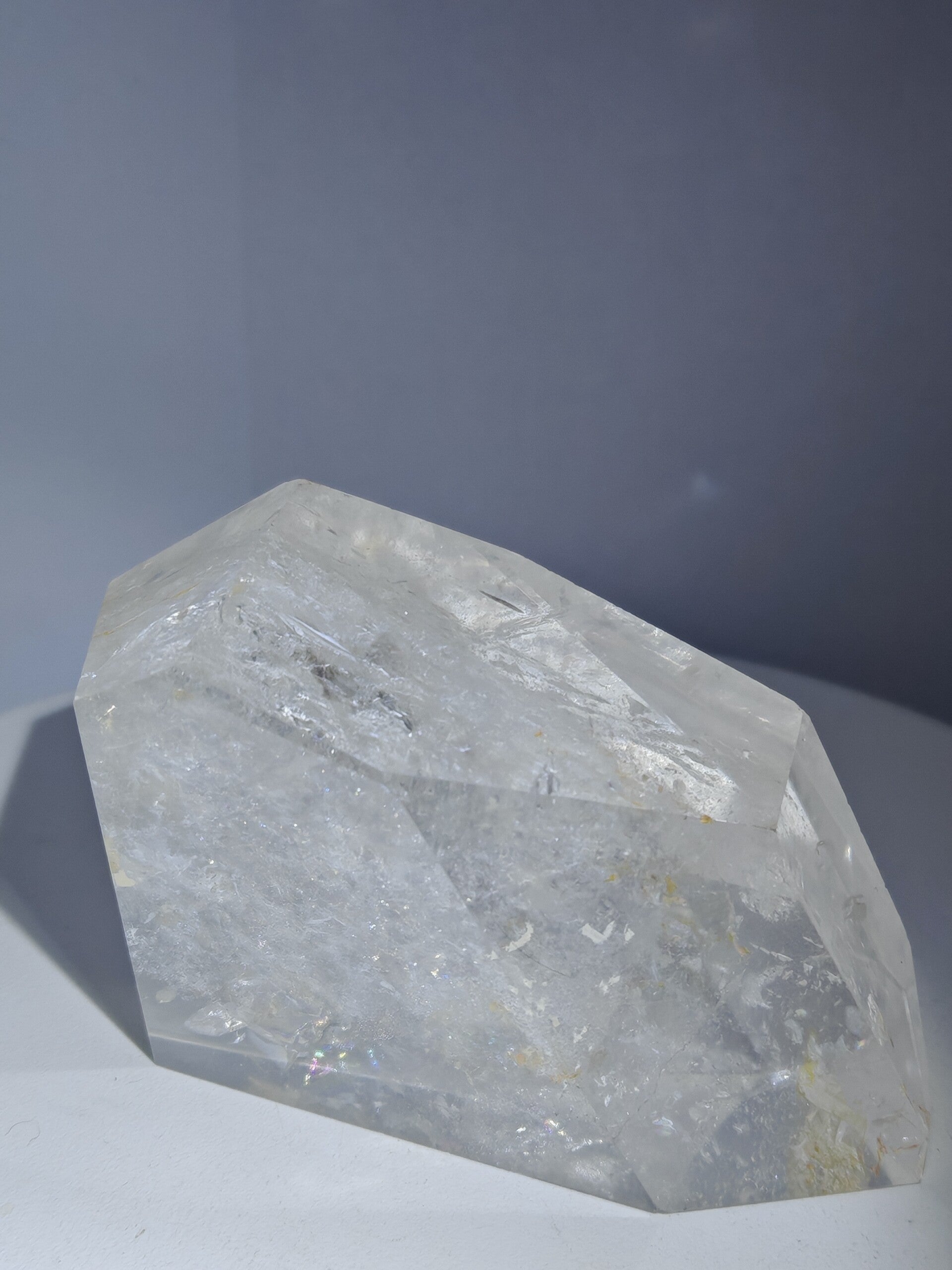 Clear quartz free form specimen