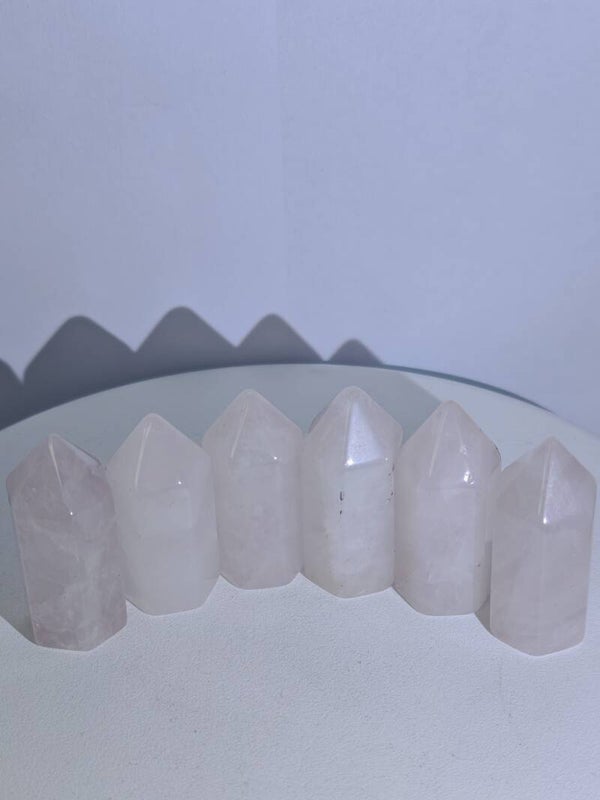 Rose quartz tower