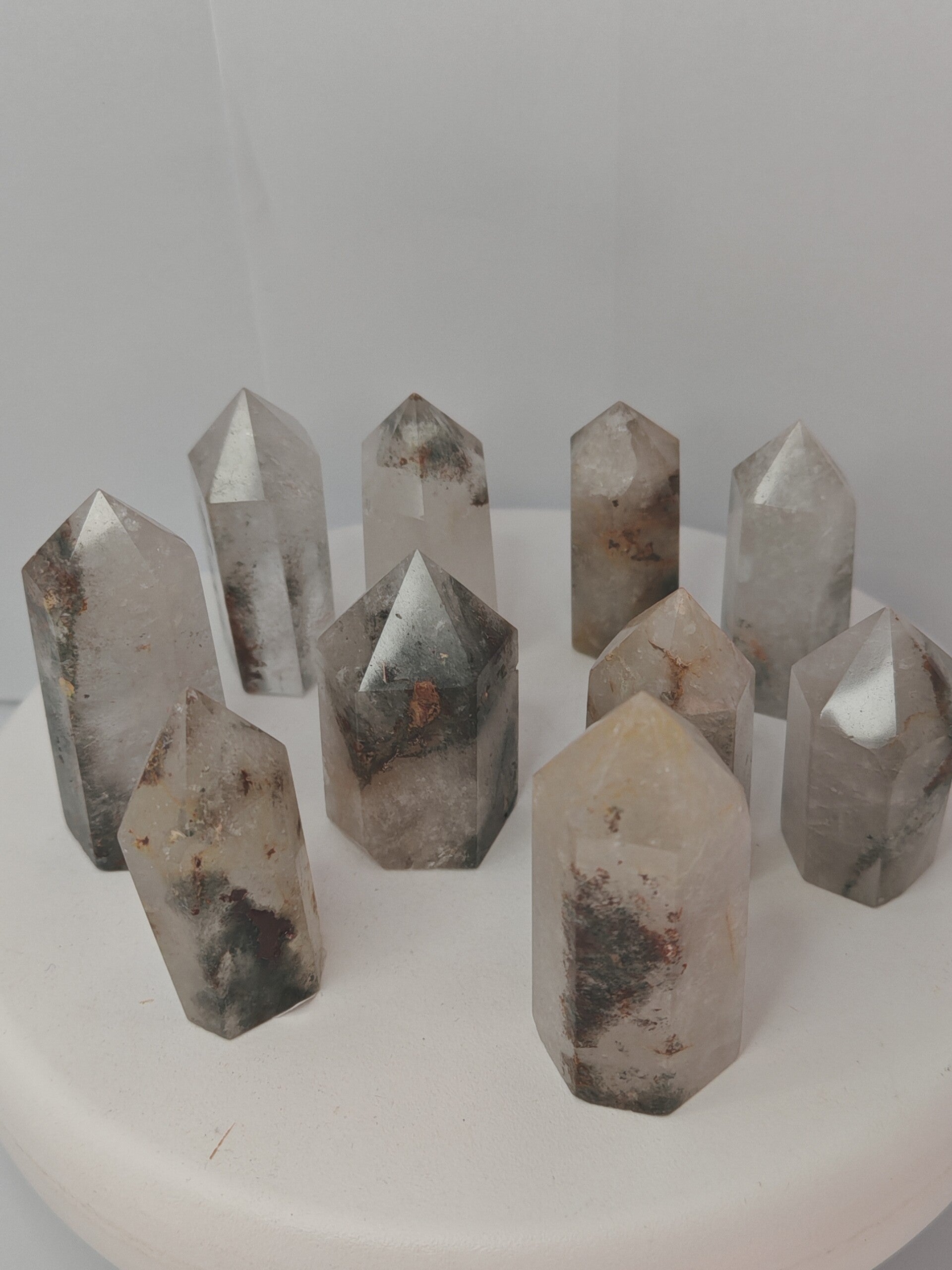 Garden quartz tower