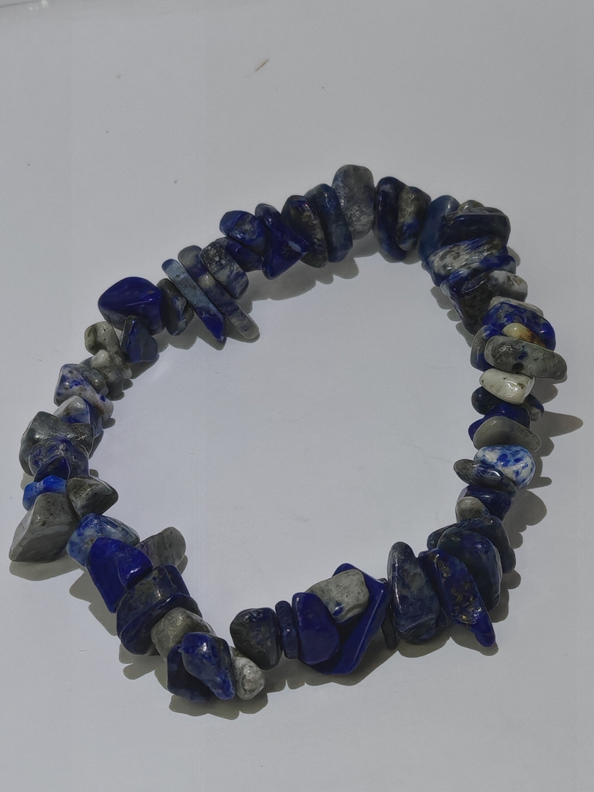 Sodalite chipped bracelet