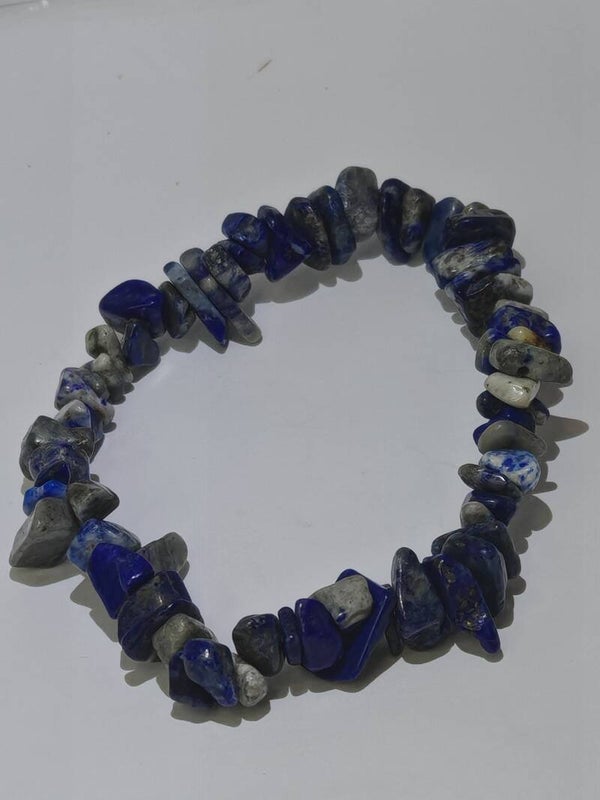 Sodalite chipped bracelet