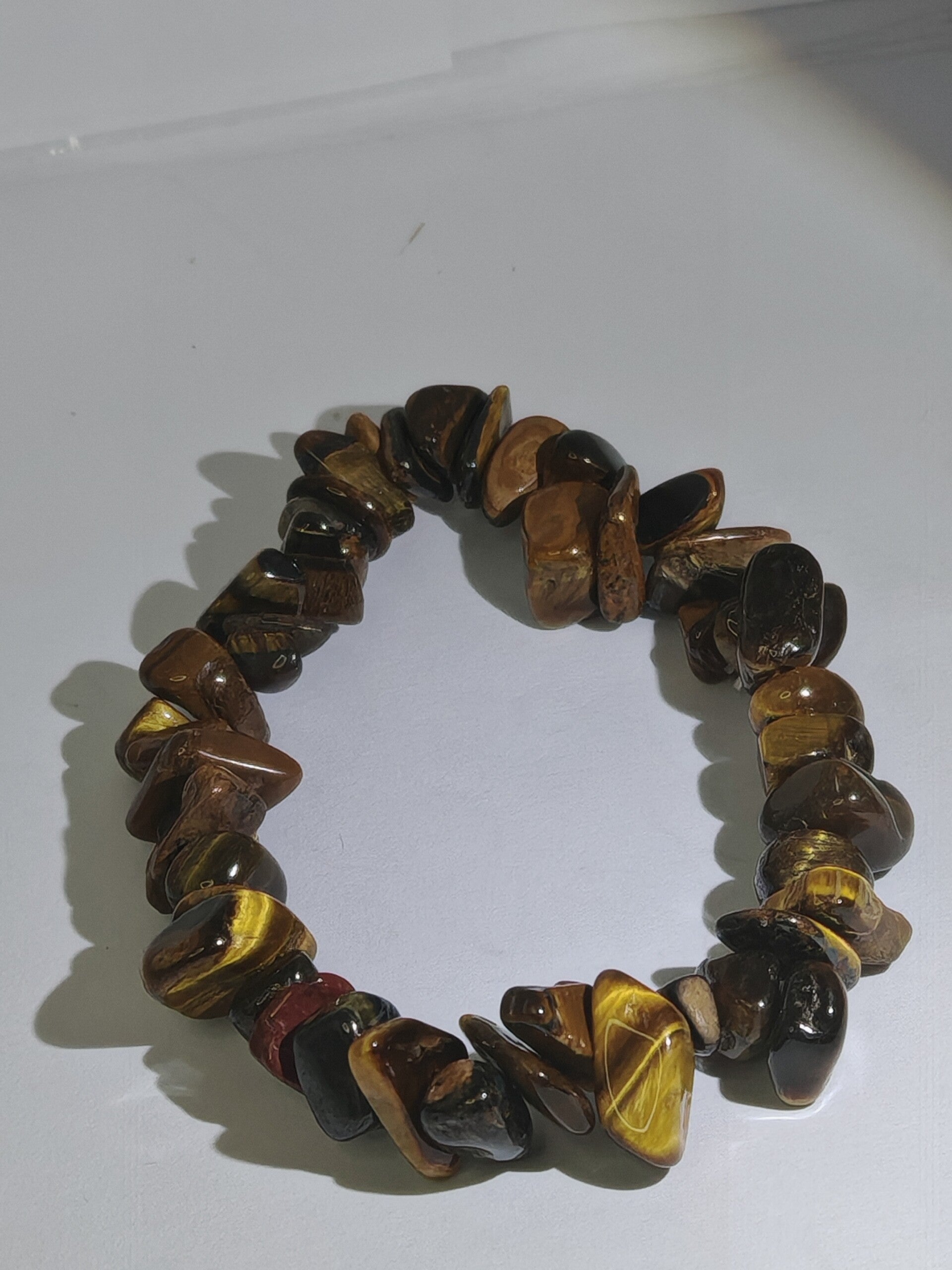 Tigers eye chipped bracelet