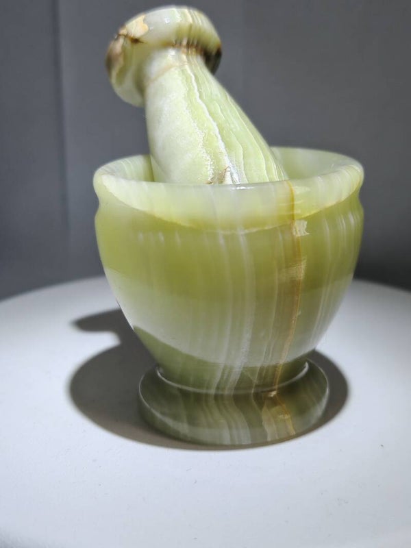 Afghan Jade mortar and pestle