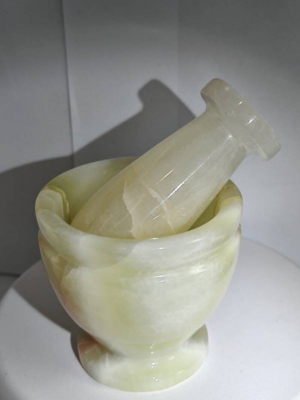 Afghan Jade mortar and pestle