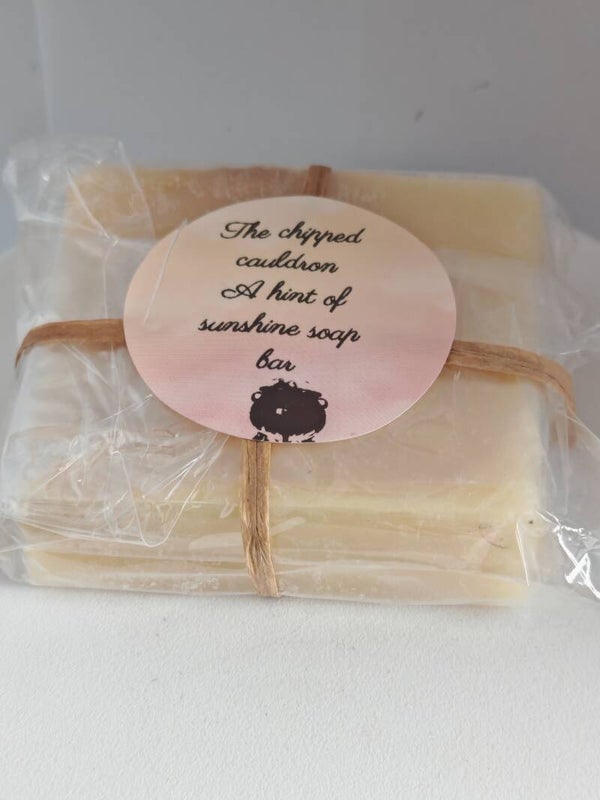 A hint of sunshine soap bar