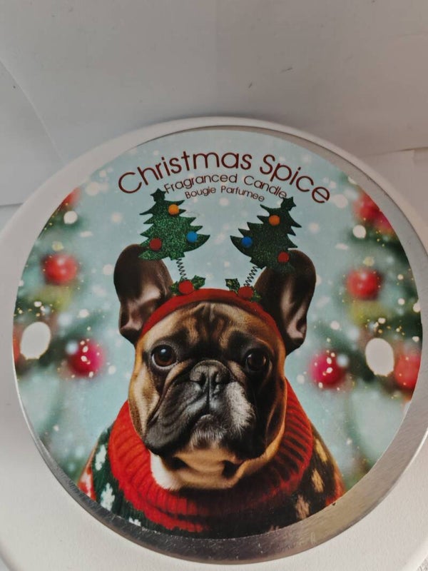 Christmas spice fragrance candle