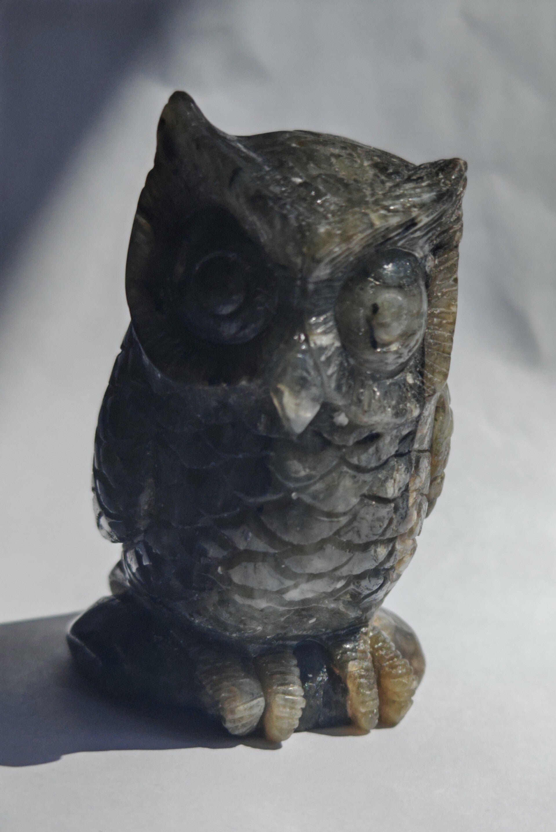 Labradorite owl