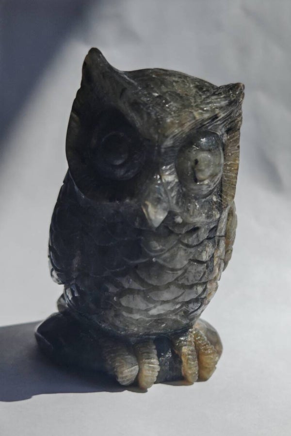 Labradorite owl