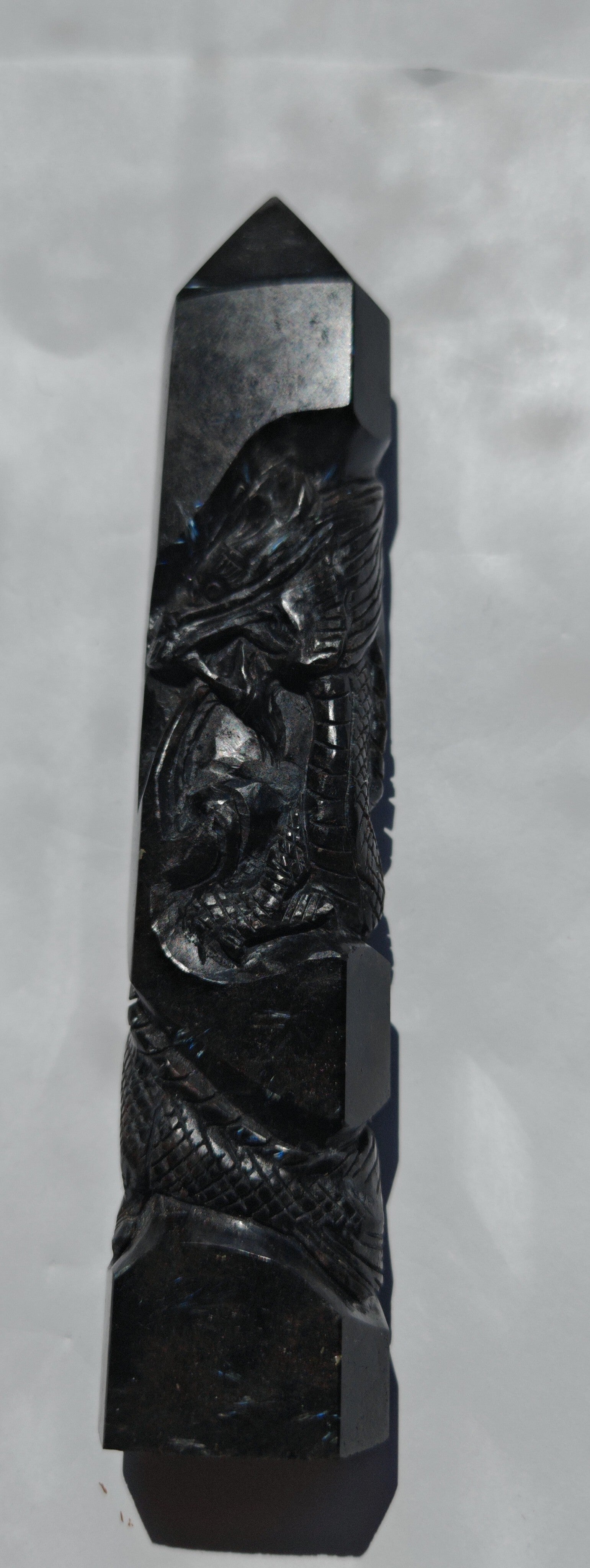 Astrophyllite dragon tower