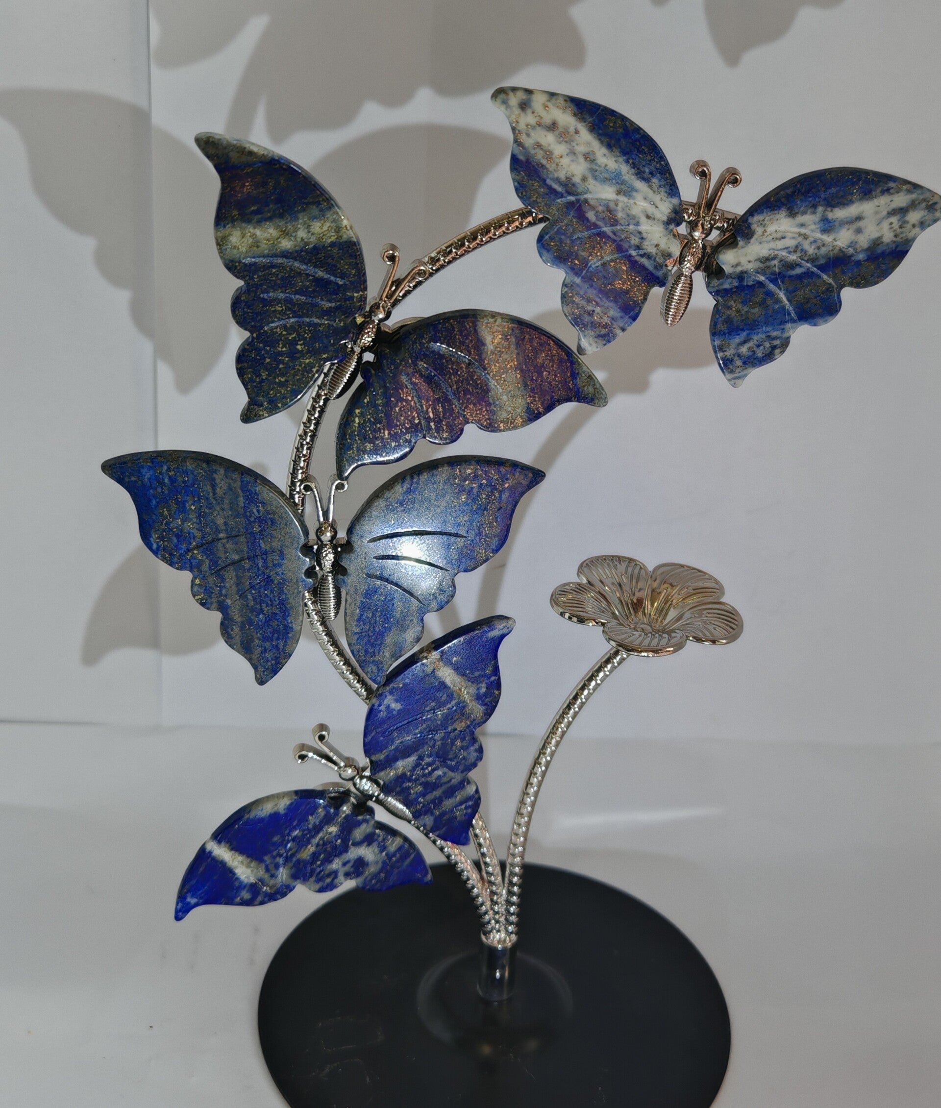 Lapis Lazuli 4 Butterfly Sphere Holder