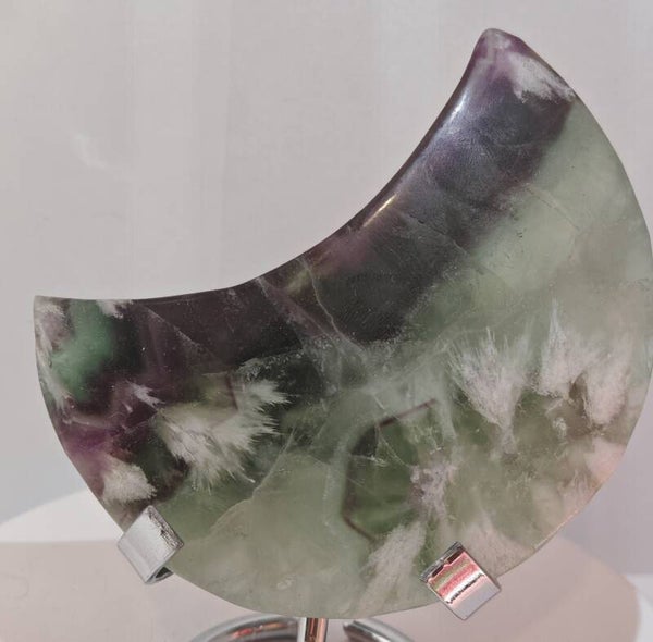 Feather Fluorite moon