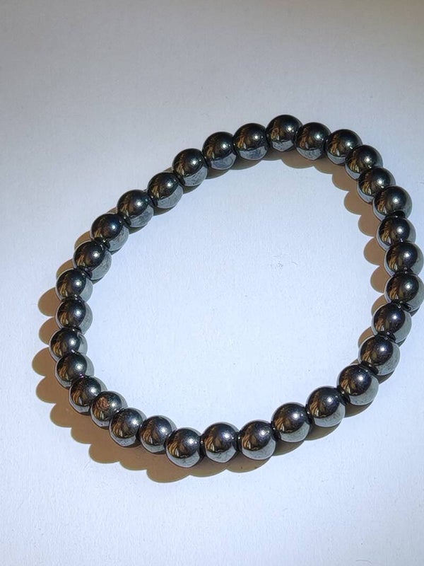 A4 Hematite bracelet 6mm