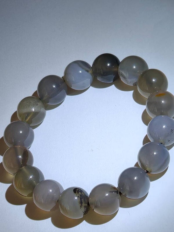 A5 Volcano agate bracelet 12mm