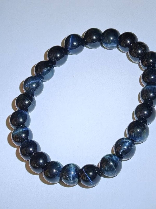 A9 Blue Tigers eye bracelet 8mm