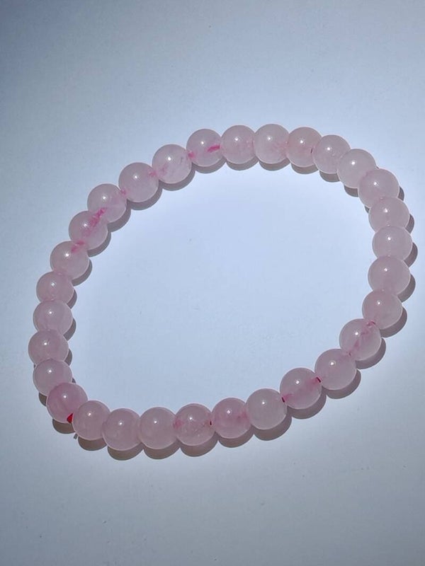 A10 Snow quartz bracelet 6mm