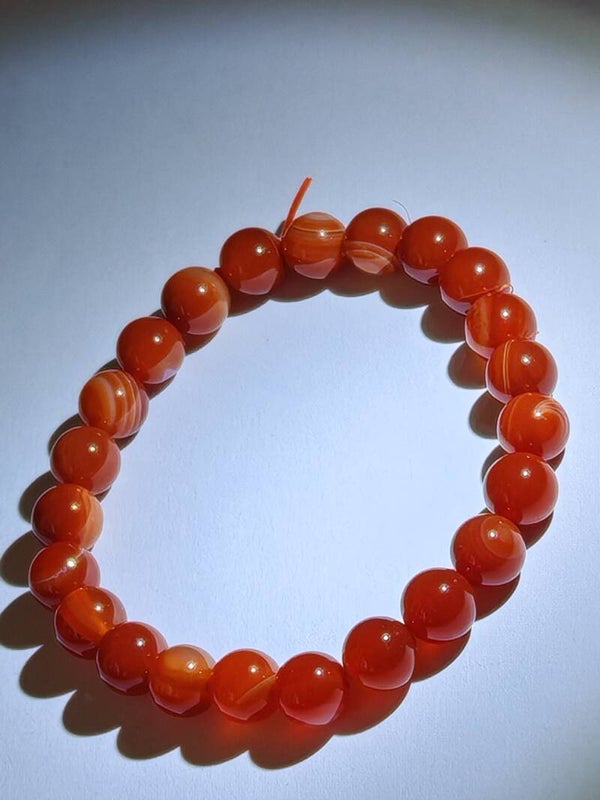 A11 Carnelian bracelet 8mm