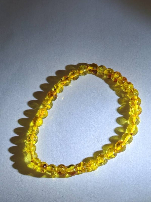 A13 Amber bracelet 6mm