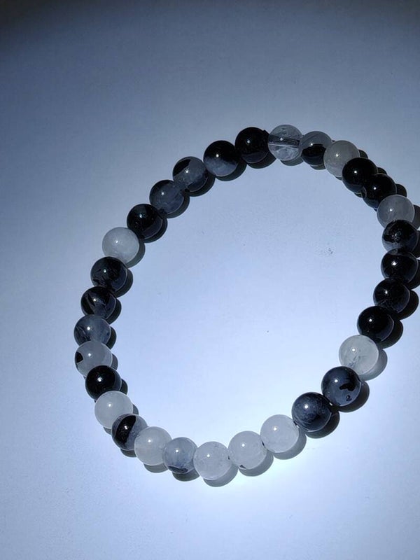 A17 Black Tourmaline bracelet 4mm