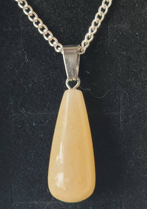 B20 Calcite tear drop pendant
