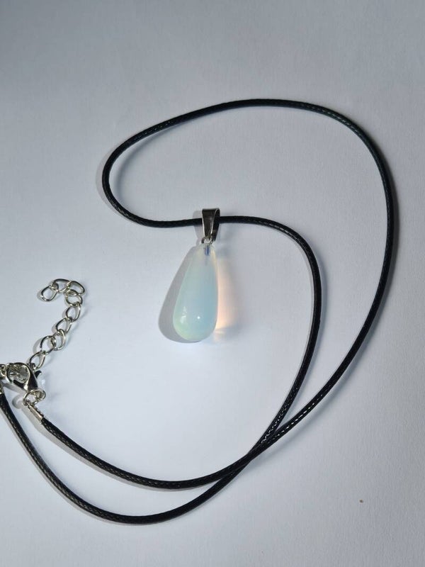 B32 Opalite tear drop pendant