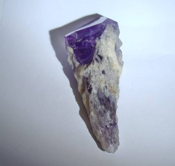 Amethyst raw crystal point no 2