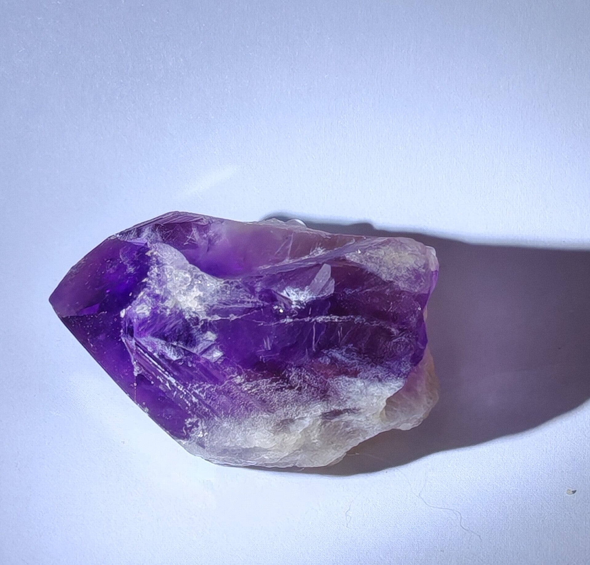 Amethyst raw crystal point no 4