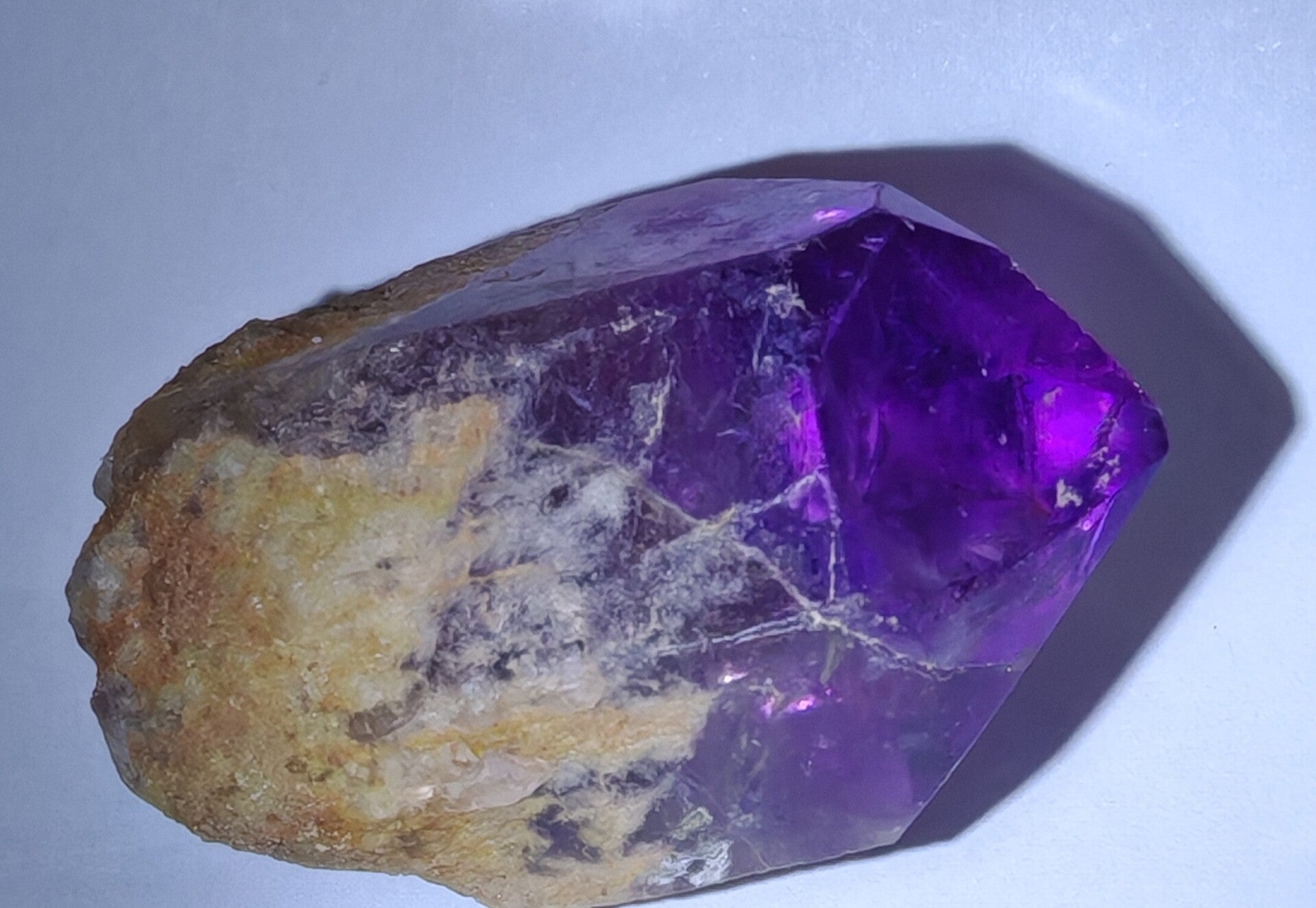 Amethyst raw crystal point no 7