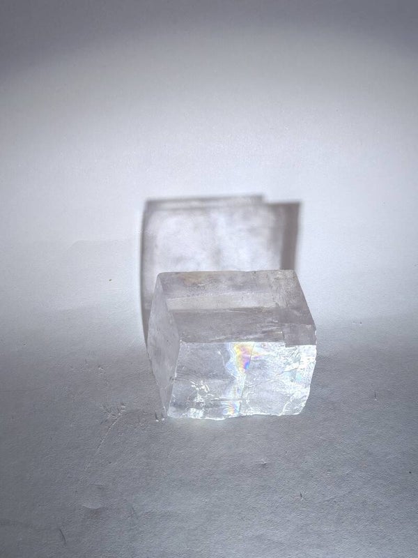 Purple Optical Calcite cube