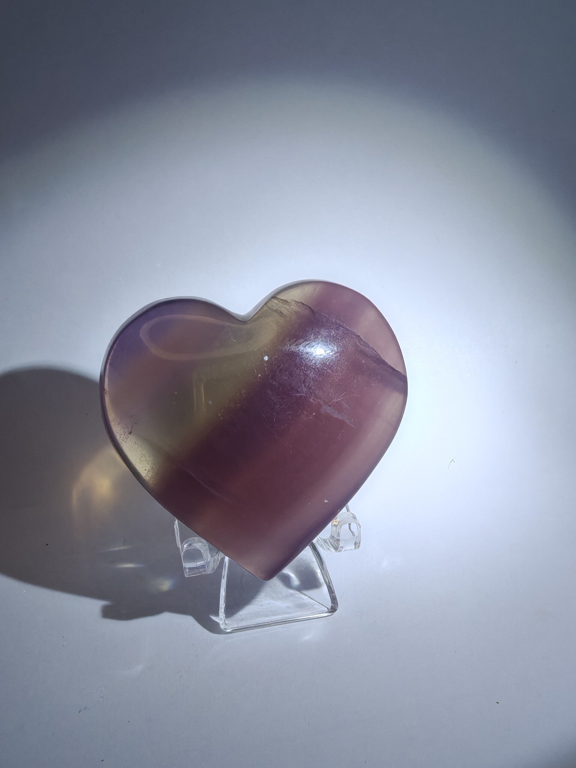 Fluorite heart
