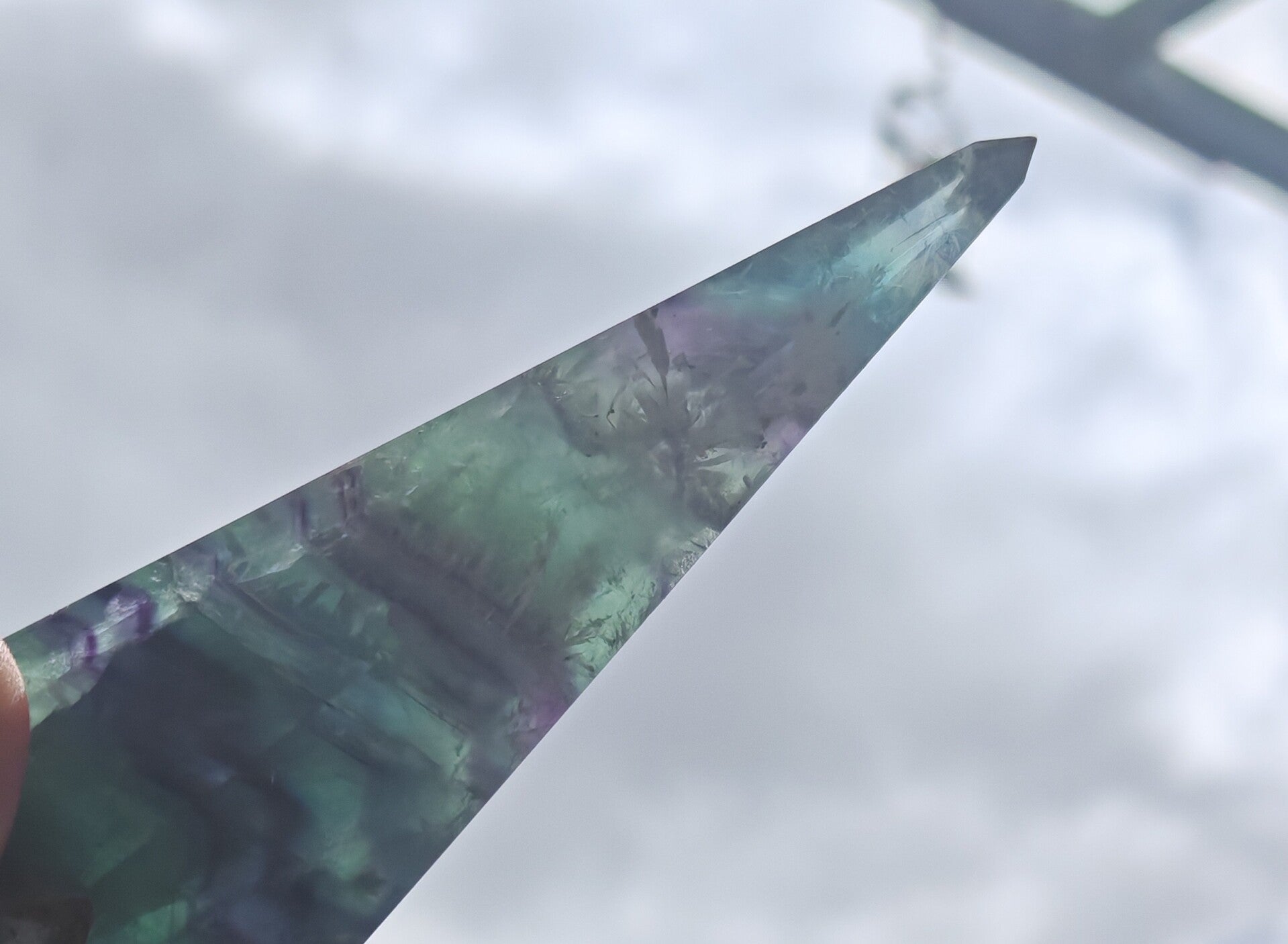 Fluorite obelisk Pillar