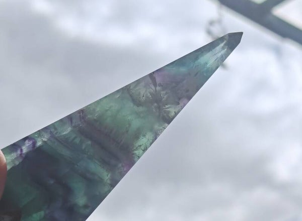 Fluorite obelisk Pillar